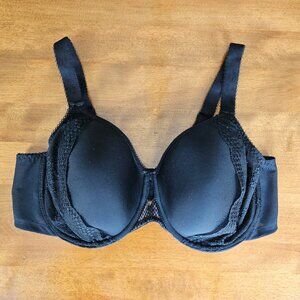 Elomi Charley Spacer T-shirt Bandless Seamless Underwire Bra 40F UK/40G US